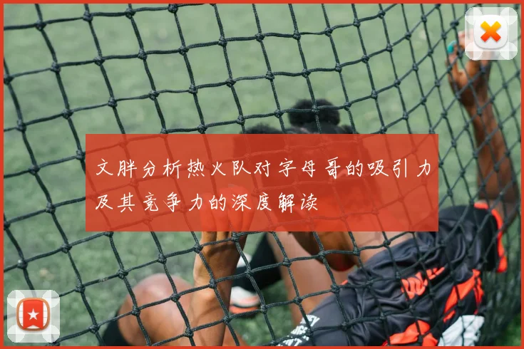 文胖分析热火队对字母哥的吸引力及其竞争力的深度解读